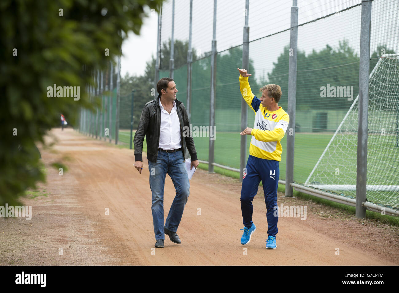 Fußball - Barclays Premier League - Arsenal Feature - London Colney. Arsenal-Chef der Akademie Andries Jonker Stockfoto