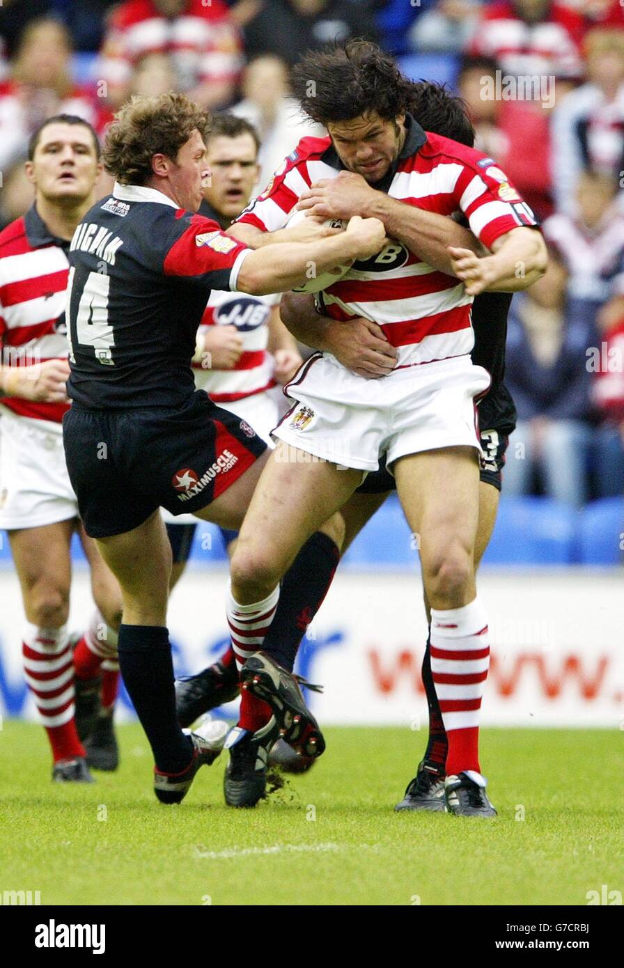 WIGAN V ST HELENS Stockfoto