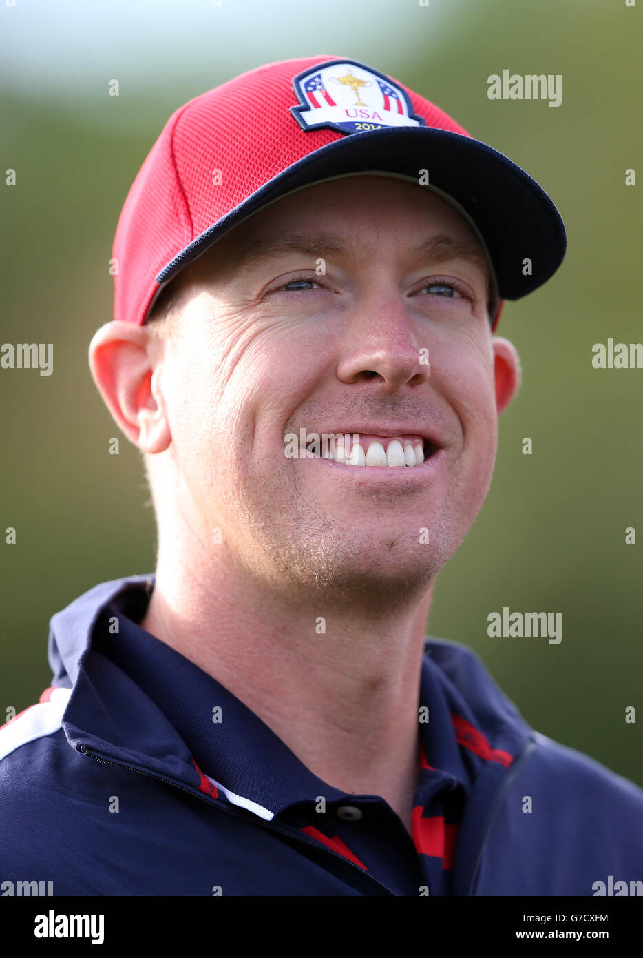 Golf - 40. Ryder Cup - Üben Tag 1 - Gleneagles. Hunter Mahan in den USA Stockfoto
