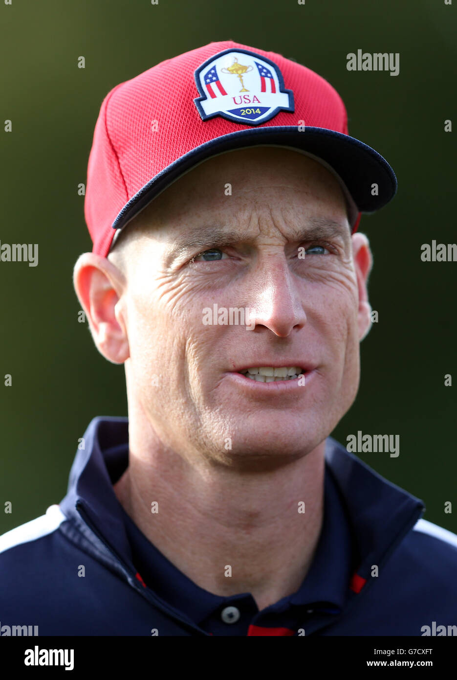Golf - 40. Ryder Cup - Üben Tag 1 - Gleneagles. Jim Furyk aus den USA Stockfoto