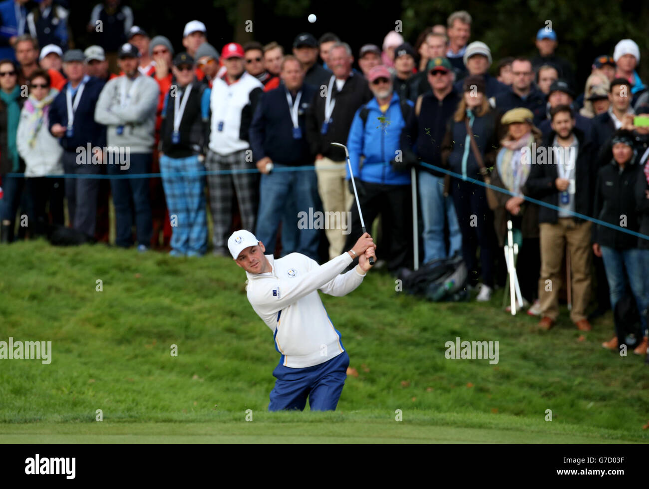 Golf - 40. Ryder Cup - Tag 2 - Gleneagles. Europas Martin Kaymer während des vierten Tages Stockfoto