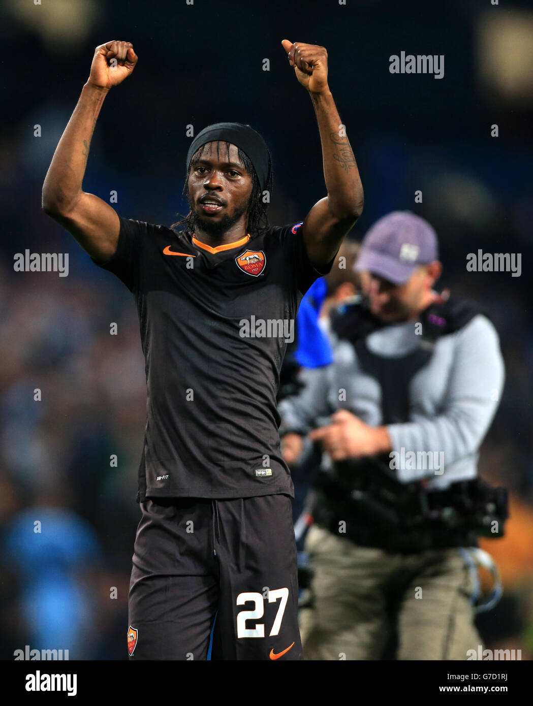 Fußball - UEFA Champions League - Gruppe E - Manchester City gegen AS Roma - Etihad Stadium Stockfoto