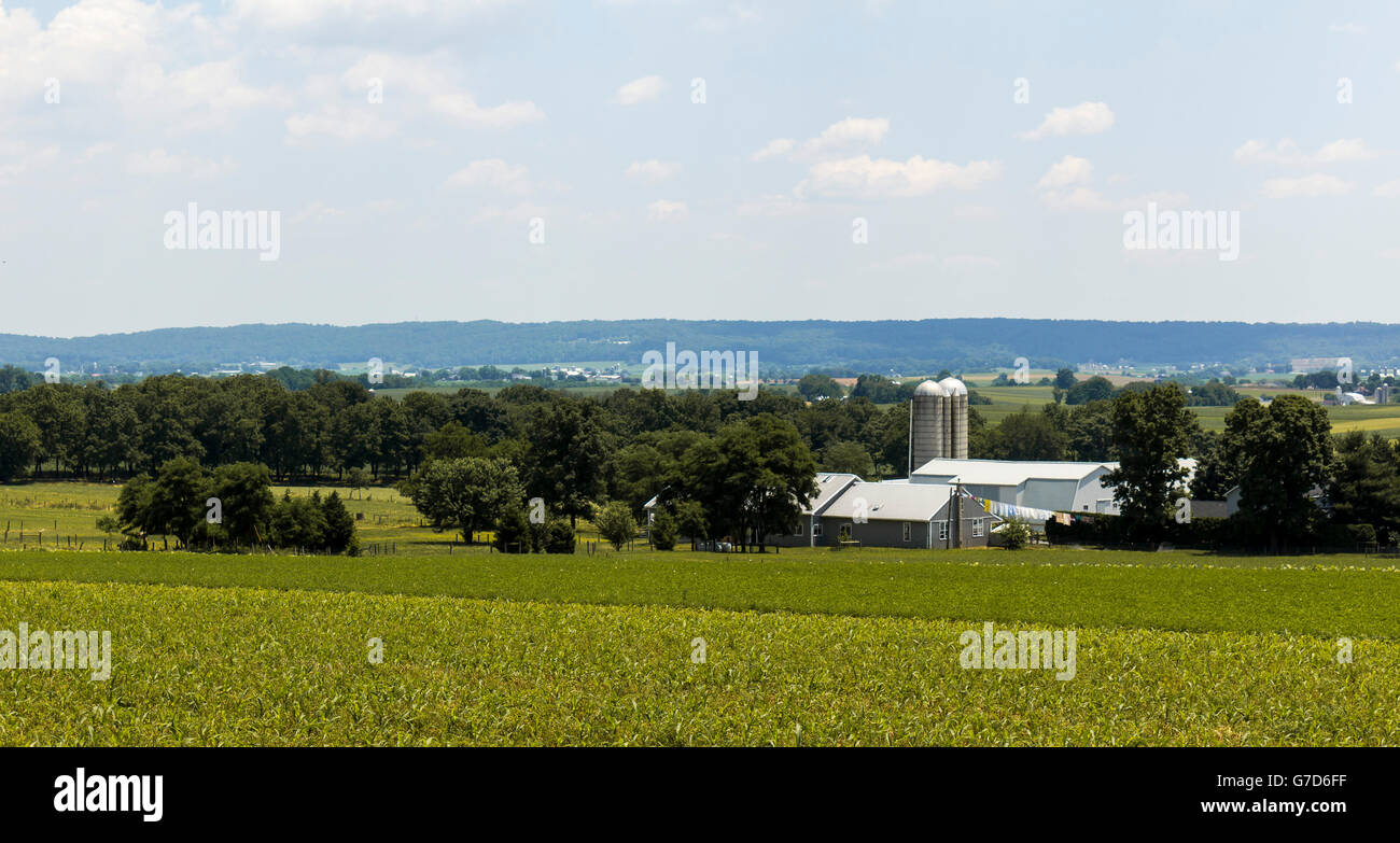 Pennsylvania Dutch Landschaft Stockfoto