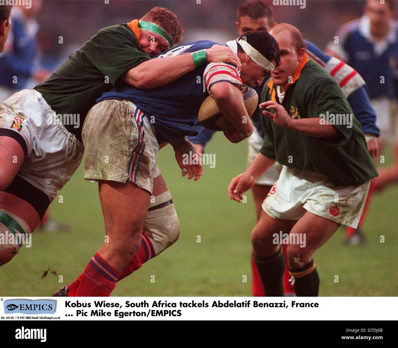 Rugby Union... Frankreich / Südafrika Stockfoto
