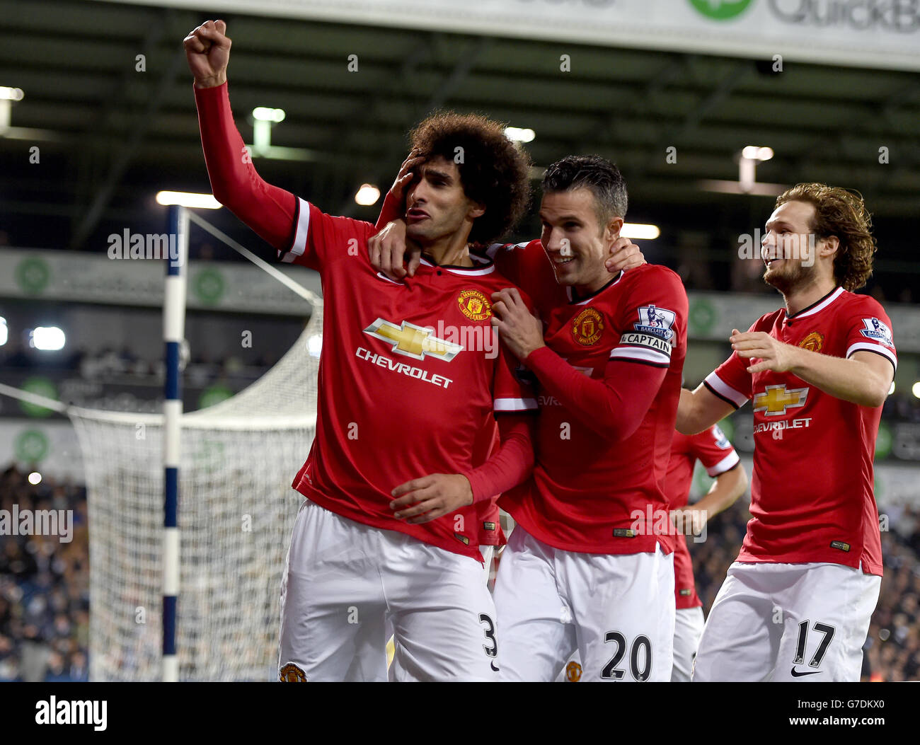 Fußball - Barclays Premier League - West Bromwich Albion gegen Manchester United – The Hawthorns Stockfoto