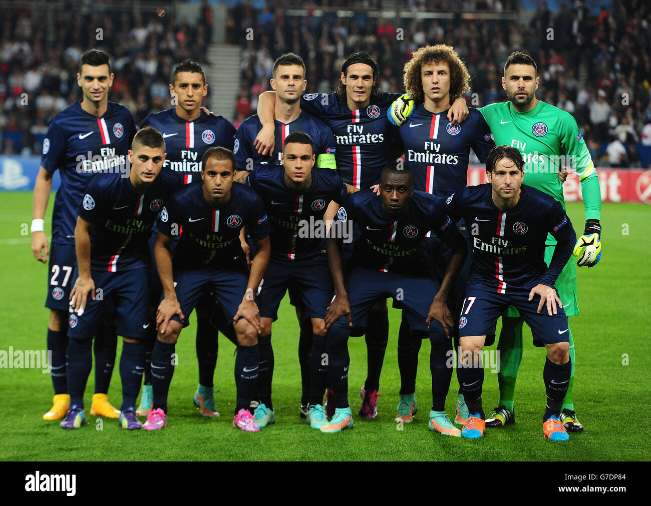 Fußball - UEFA Champions League - Gruppe F - Paris Saint-Germain V Barcelona - Parc des Princes Stockfoto