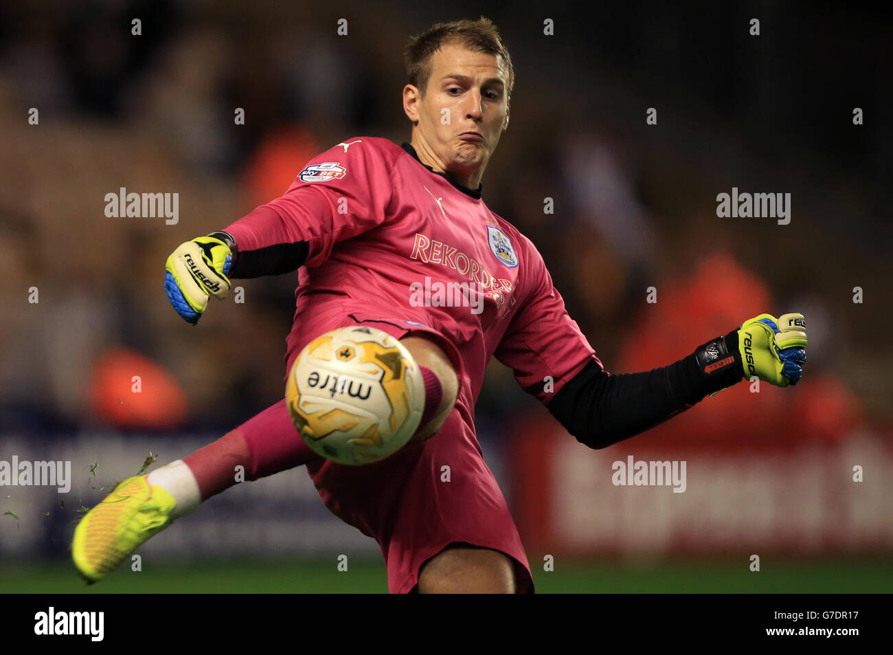 Fußball - Sky Bet Championship - Wolverhampton Wanderers gegen Huddersfield Town - Molineux. Alex Smithies von Huddersfield Town während des Sky Bet Championship-Spiels auf dem Molineux, Wolverhampton. Stockfoto