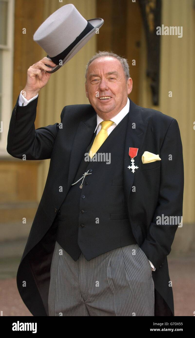 John Thorpe, ein Reporter für die Yorkshire Evening Post im Buckingham