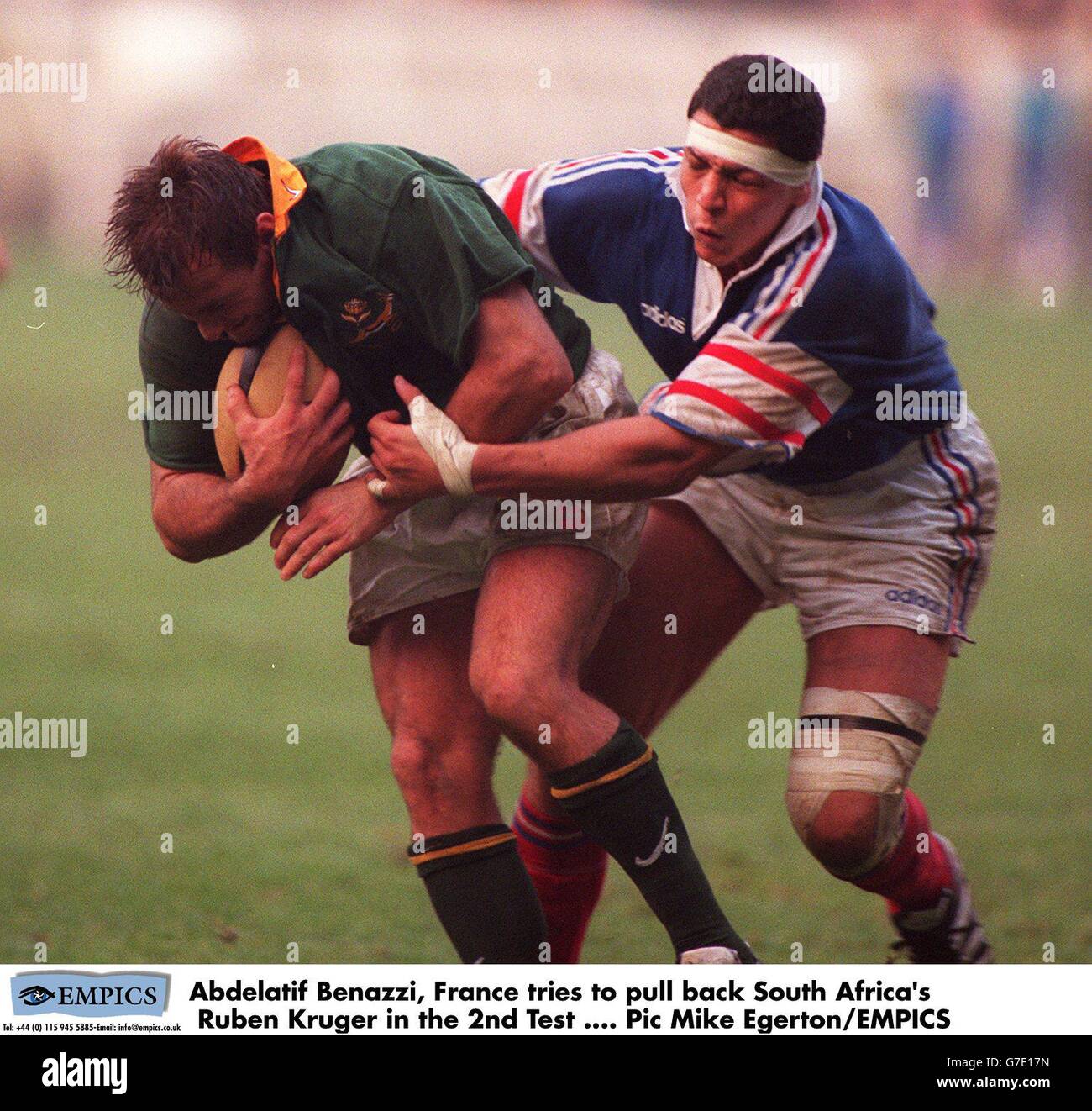 Rugby-Union - Frankreich / Südafrika Stockfoto