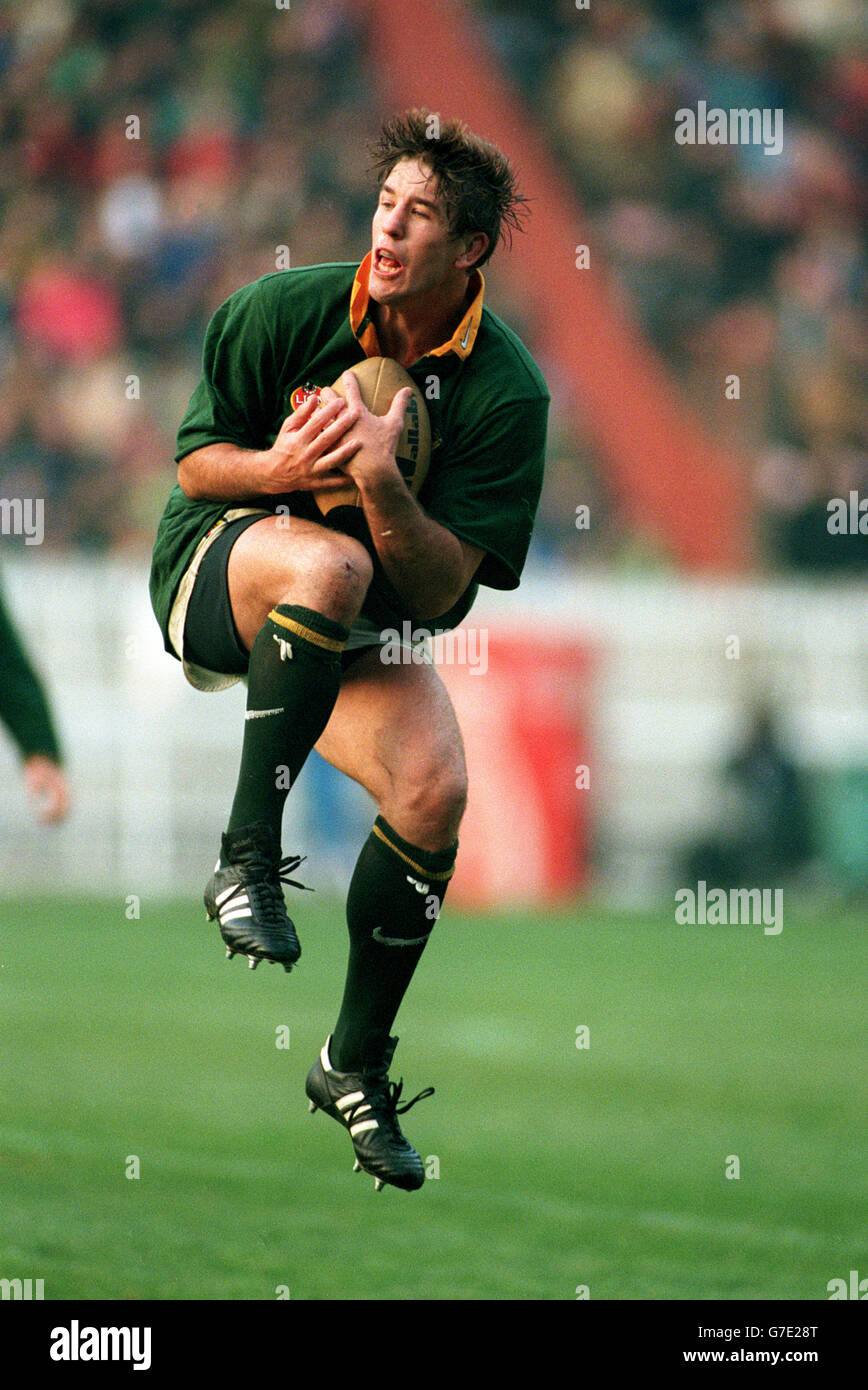 Rugby Union. Frankreich – Südafrika. Gary Teichmann, Südafrika Stockfoto