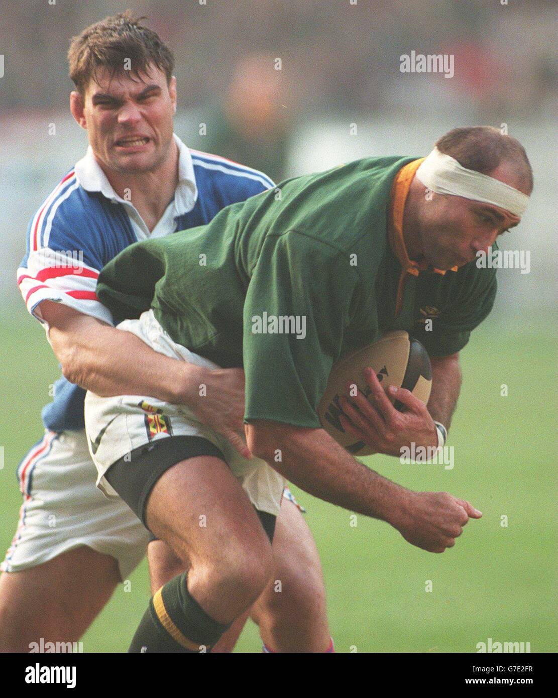 Rugby Union ... Frankreich – Südafrika. Mark Andrews, Südafrika Stockfoto