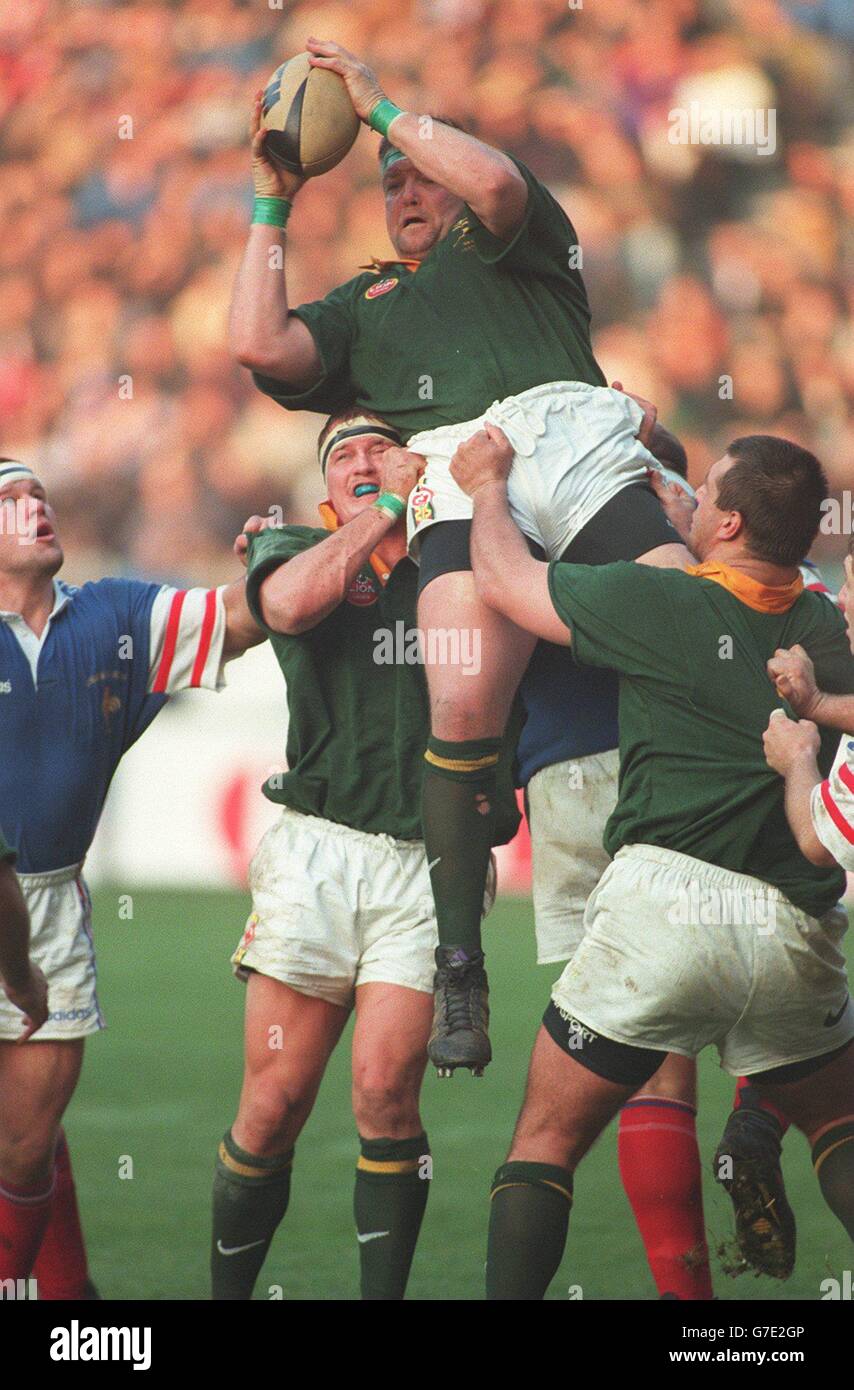 Rugby Union... Frankreich / Südafrika Stockfoto
