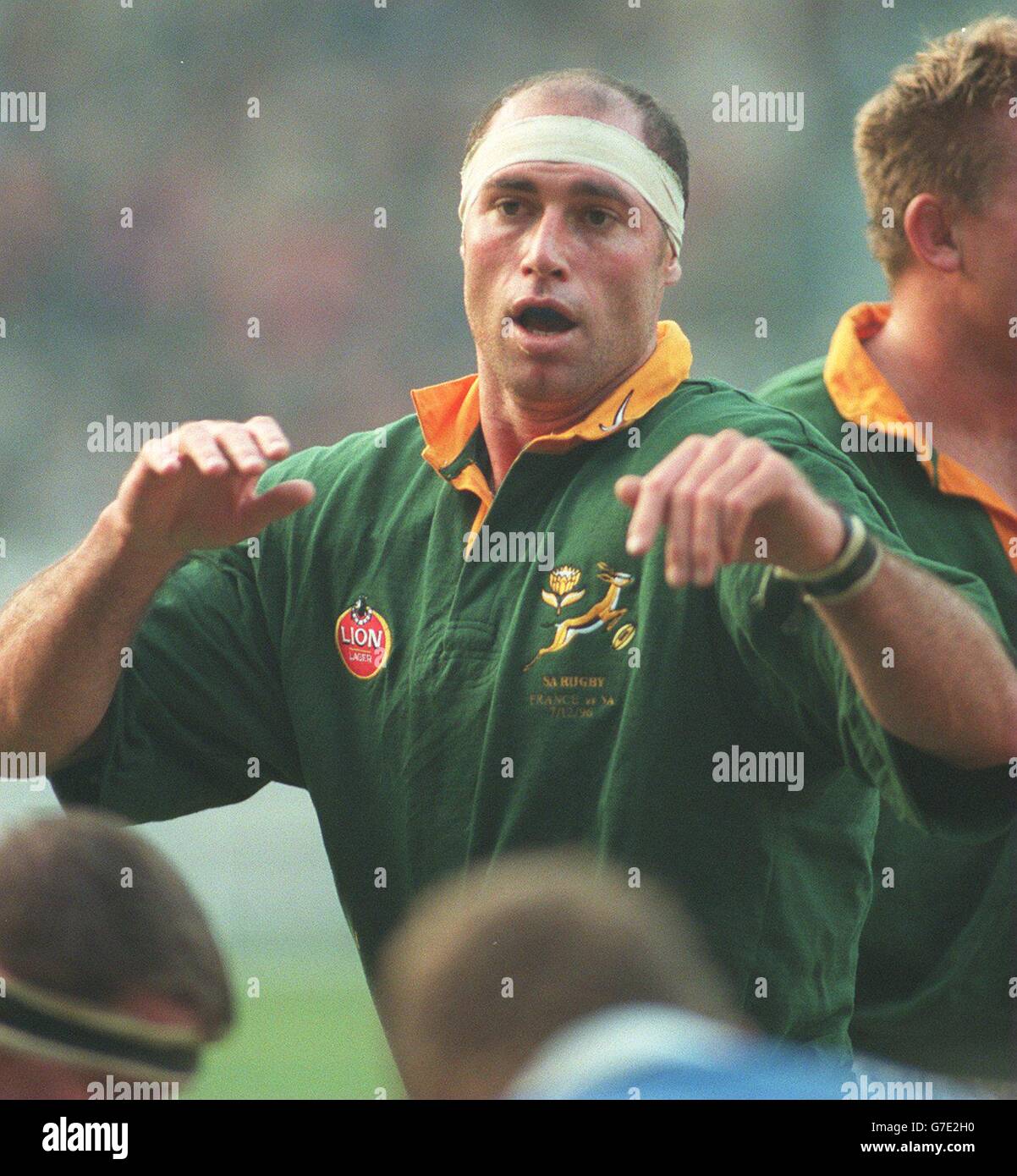 Rugby Union. Frankreich – Südafrika. Mark Andrews, Südafrika Stockfoto