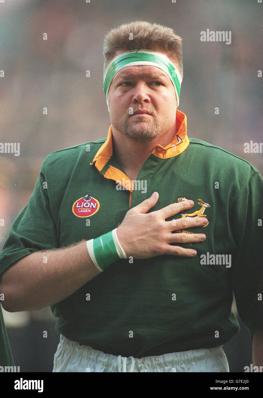 Rugby Union... Frankreich / Südafrika Stockfoto