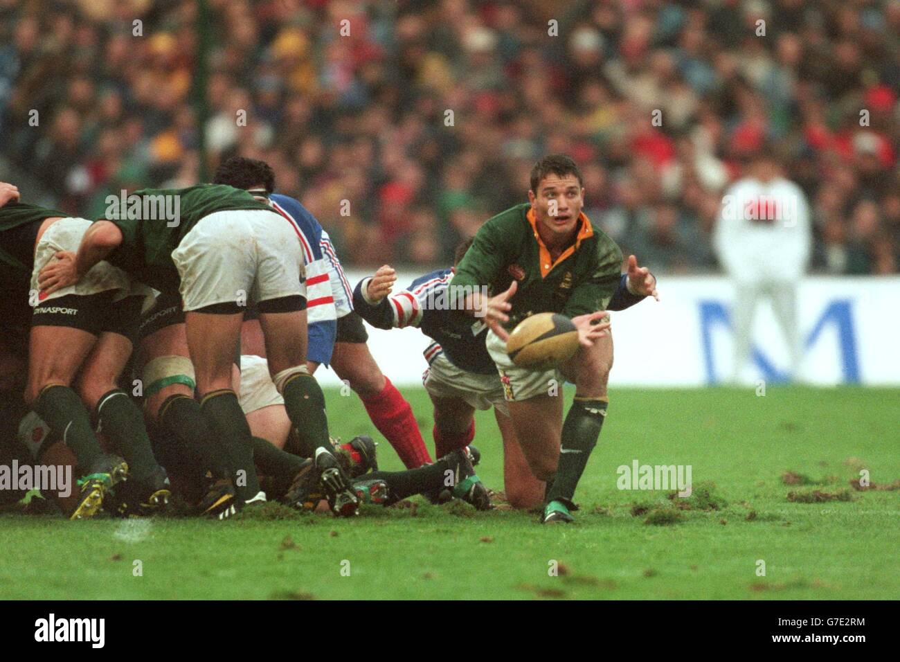 Internationalen Rugby... Frankreich / Südafrika Stockfoto