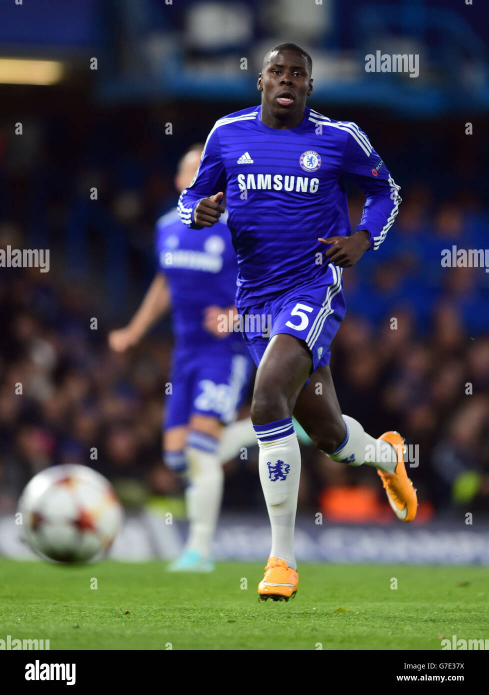 Fußball - UEFA Champions League - Gruppe G - Chelsea / NK Maribor - Stamford Bridge. Chelseas Kurt Zouma Stockfoto