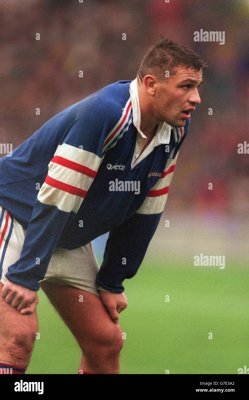 Internationalen Rugby Union.  Frankreich / Südafrika Stockfoto