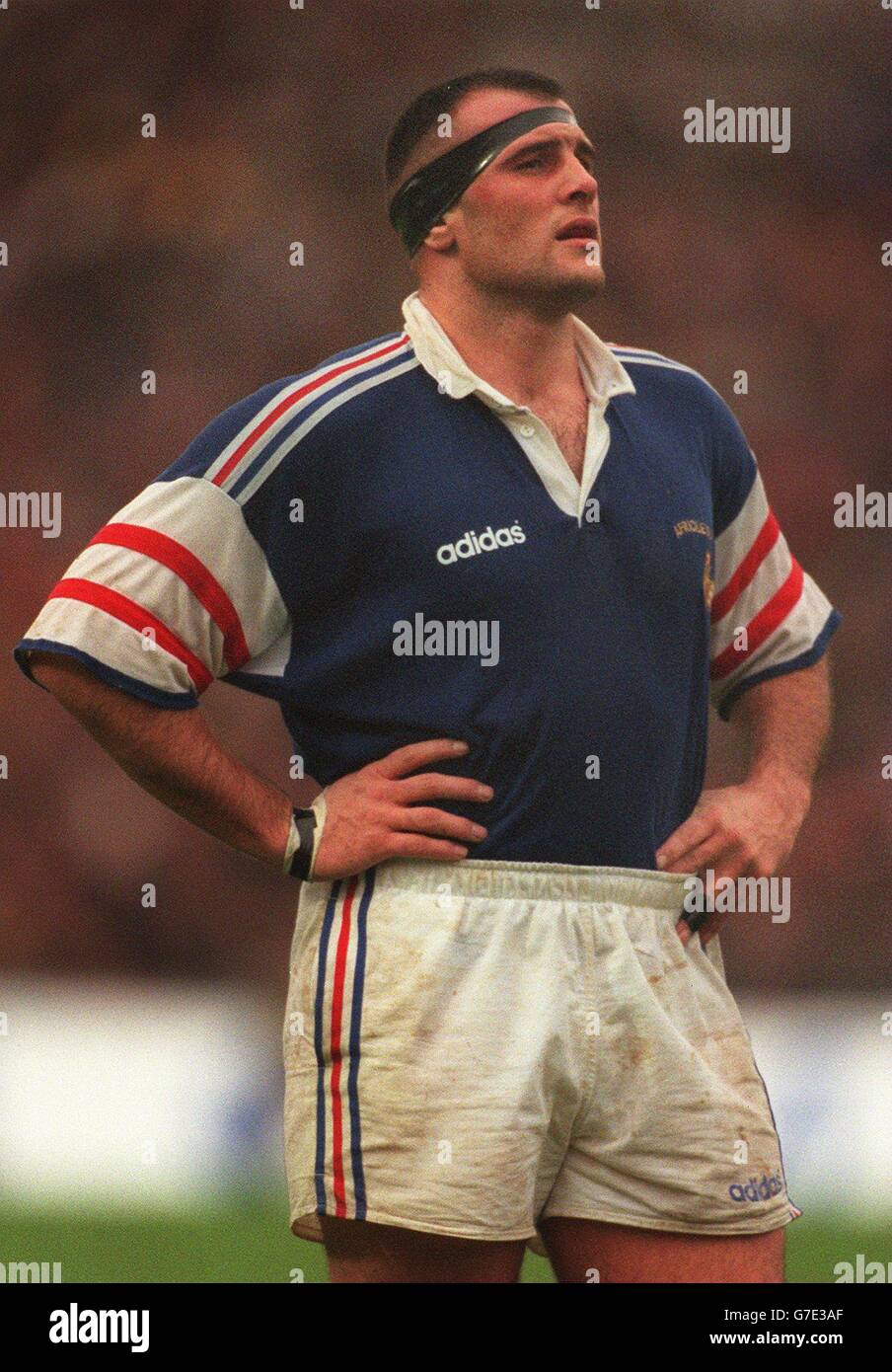 Internationalen Rugby Union.  Frankreich / Südafrika Stockfoto