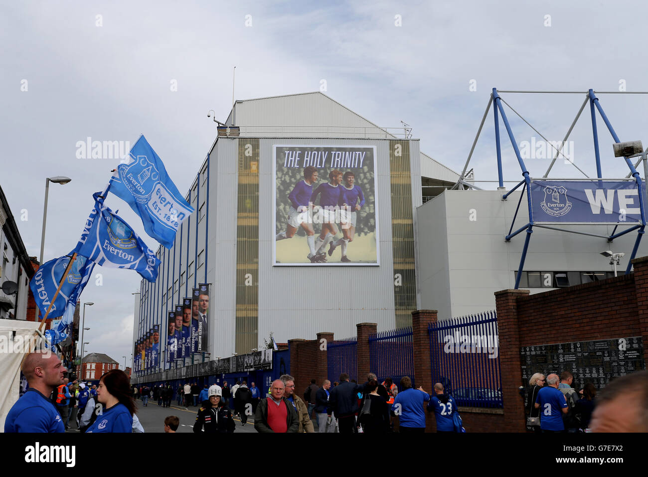 Fußball - Barclays Premier League - Everton V Aston Villa - Goodison Park Stockfoto