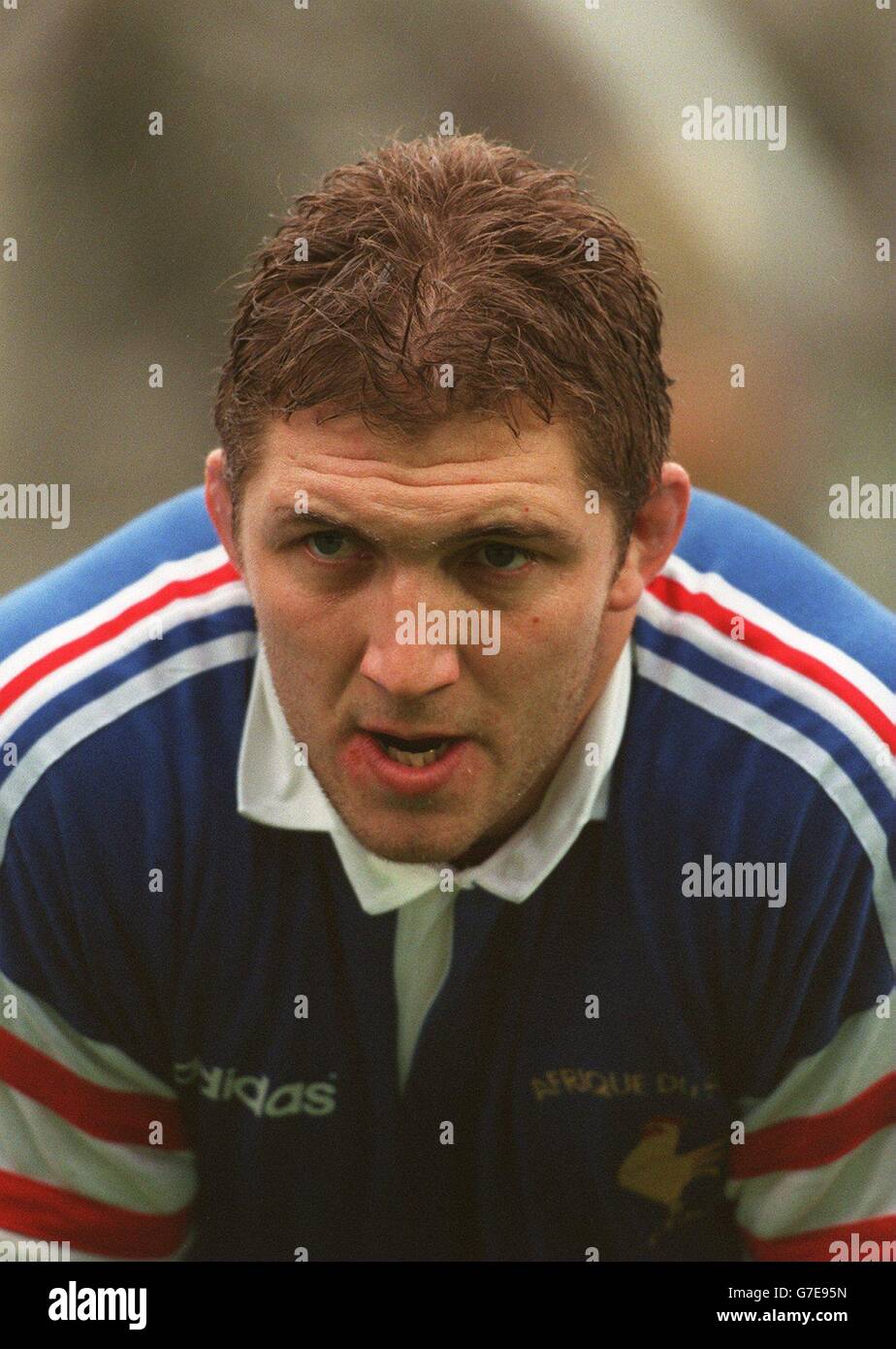 Internationalen Rugby Union.  Frankreich / Südafrika Stockfoto