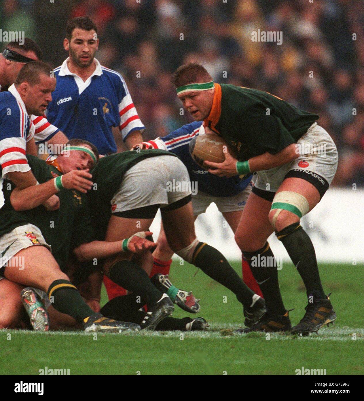 Internationalen Rugby... Frankreich / Südafrika Stockfoto