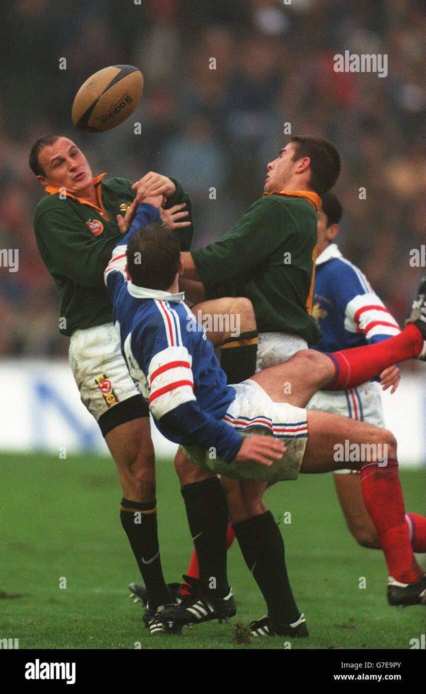 Internationalen Rugby... Frankreich / Südafrika Stockfoto