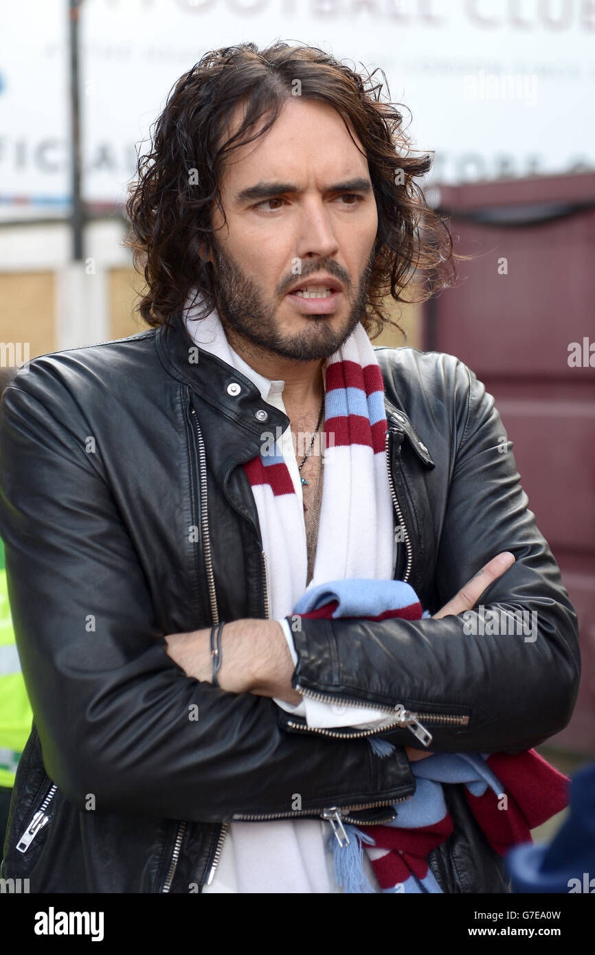 Fußball - Barclays Premier League - West Ham United gegen Manchester City - Upton Park Stockfoto