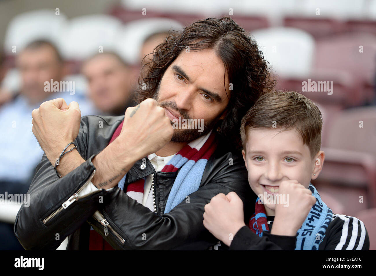 Fußball - Barclays Premier League - West Ham United gegen Manchester City - Upton Park Stockfoto