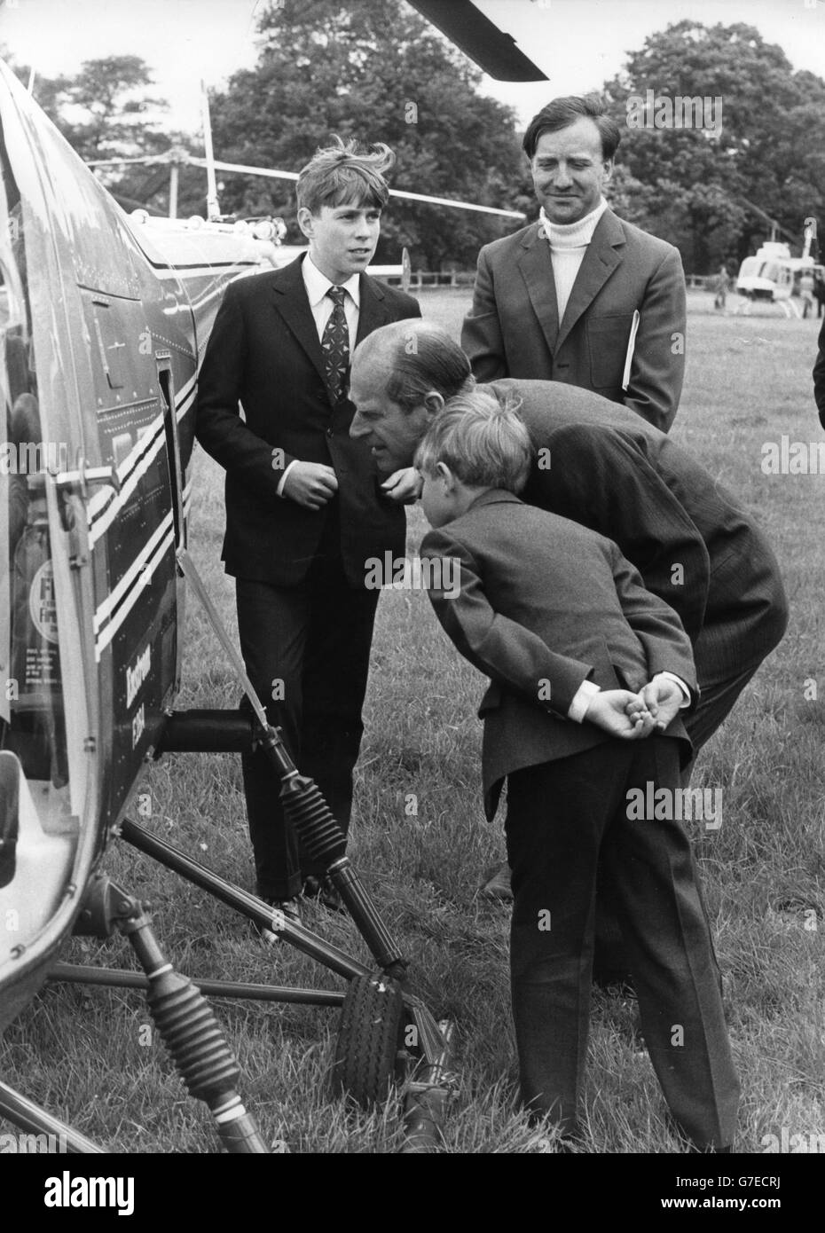 Königinnen hubschrauber Schwarzweiß-Stockfotos und -bilder - Alamy