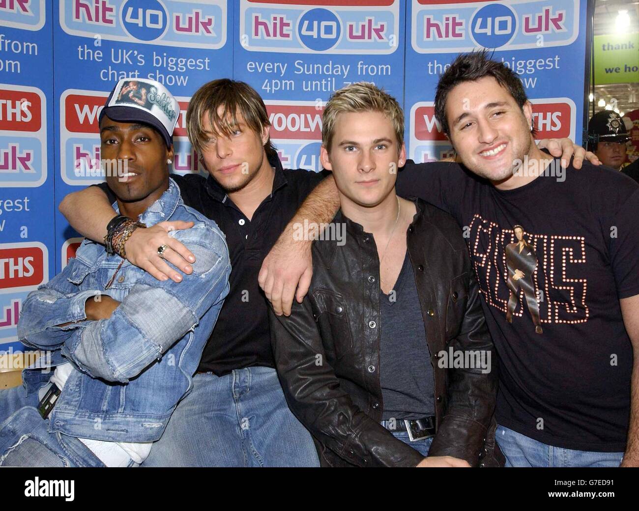 Duncan James And Lee Ryan From The Boy Band Blue Stockfotos Und Bilder Kaufen Alamy