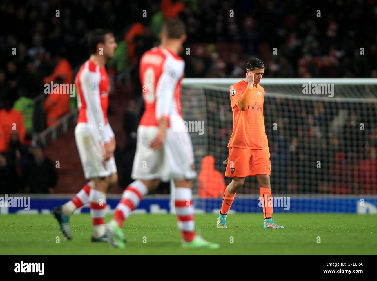 Fußball - UEFA Champions League - Gruppe D - Arsenal V Anderlecht - Emirates Stadium Stockfoto