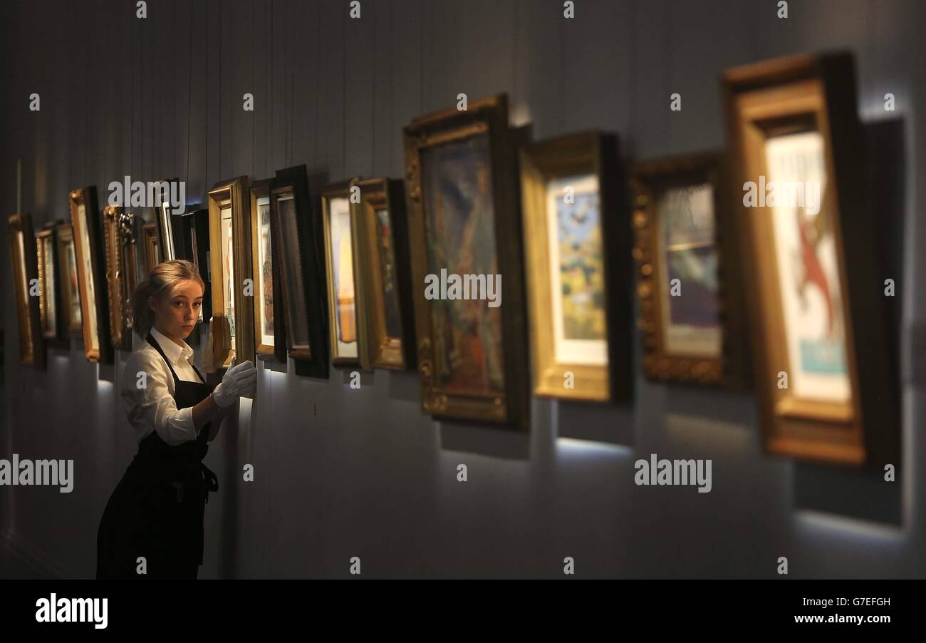 Sotheby's Tschechische Surrealismus zwischen the Wars Verkauf Stockfoto