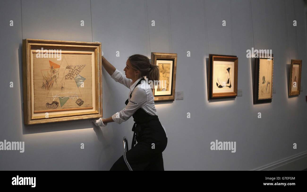 Sotheby's Tschechische Surrealismus zwischen the Wars Verkauf Stockfoto