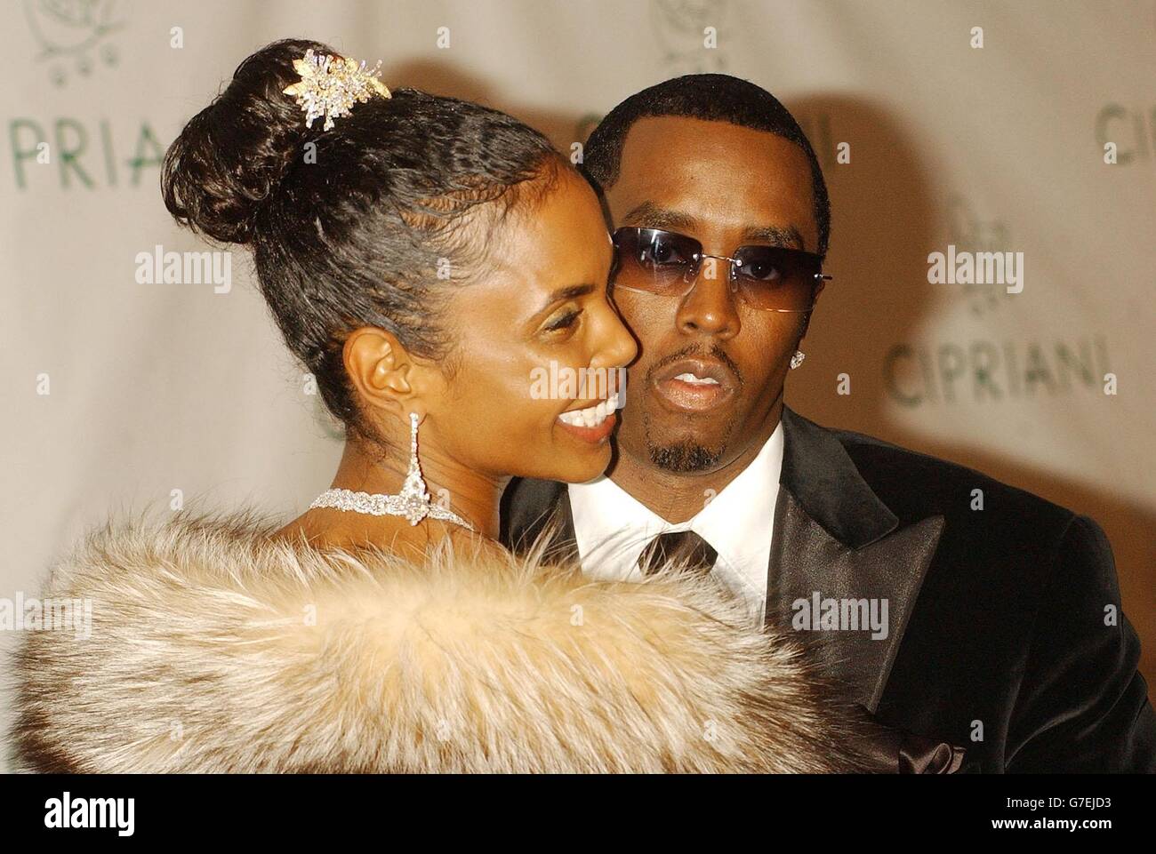 P diddy und seine freundin kim porter kommen an -Fotos und ...