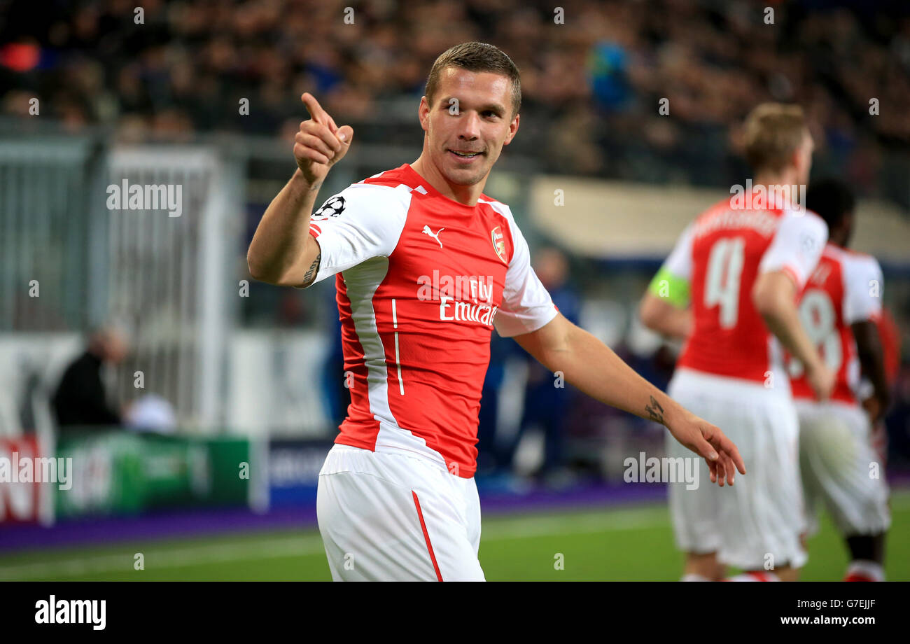 Fußball - UEFA Champions League - Gruppe D - RSC Anderlecht V Arsenal - konstanter Vanden Stock Stadion Stockfoto