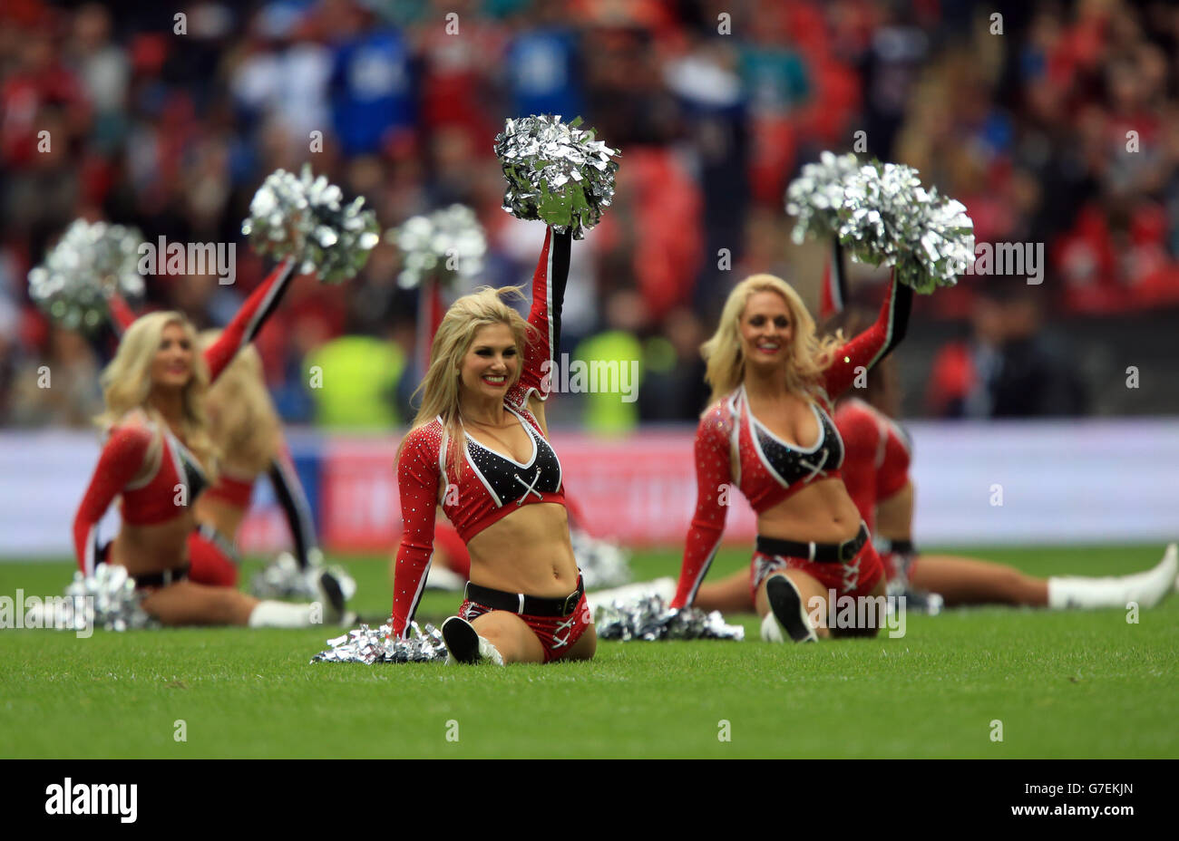 American Football - NFL International Series 2014 - Detroit Lions V Atlanta Falcons - Wembley-Stadion Stockfoto