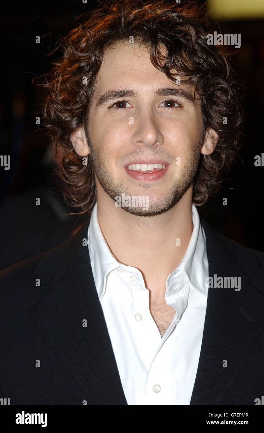 John Groban - Polar Express Premiere Stockfoto