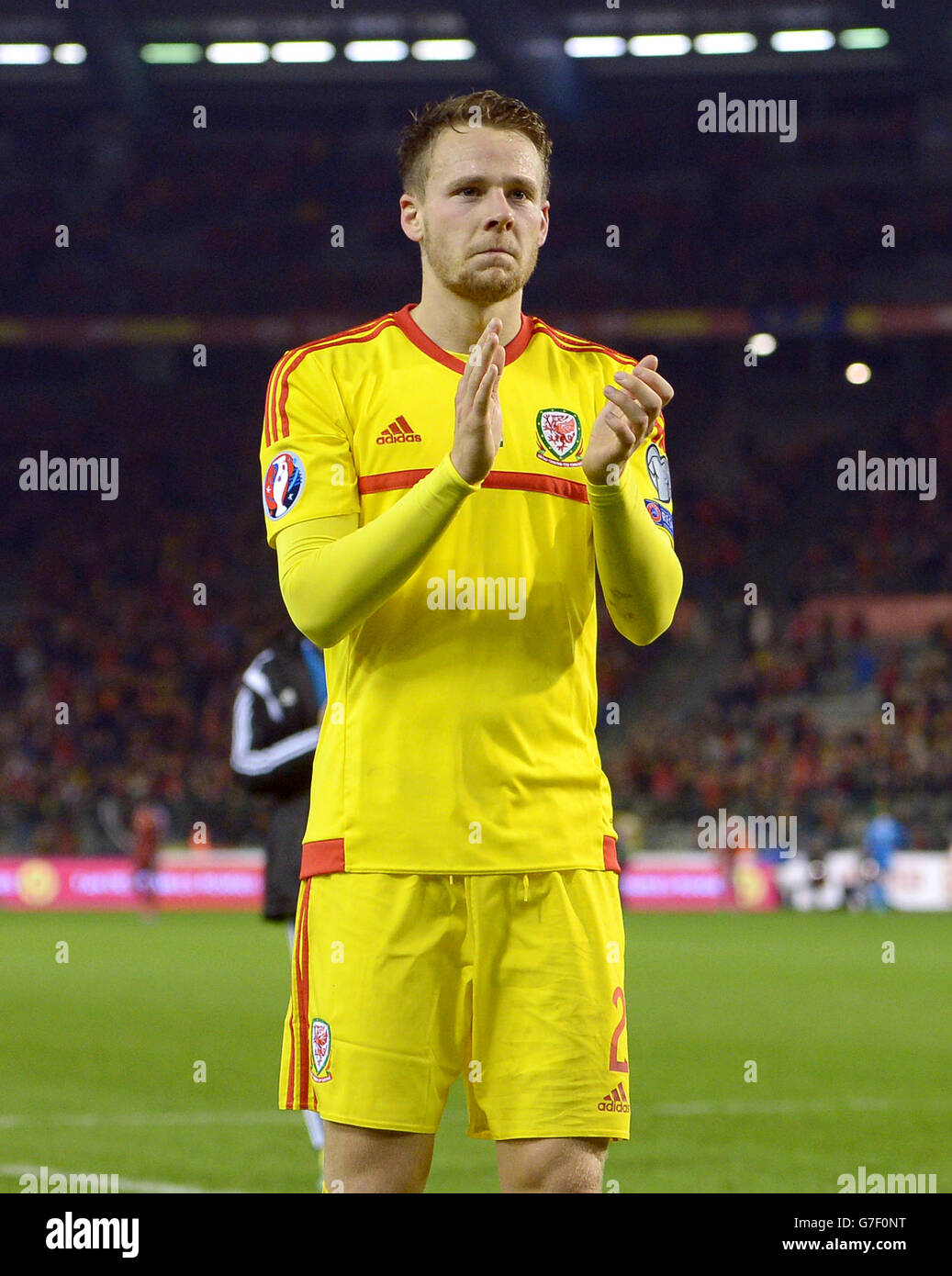 Fußball - UEFA Euro 2016 - Qualifikation - Gruppe B - Belgien V Wales - König-Baudouin-Stadion Stockfoto