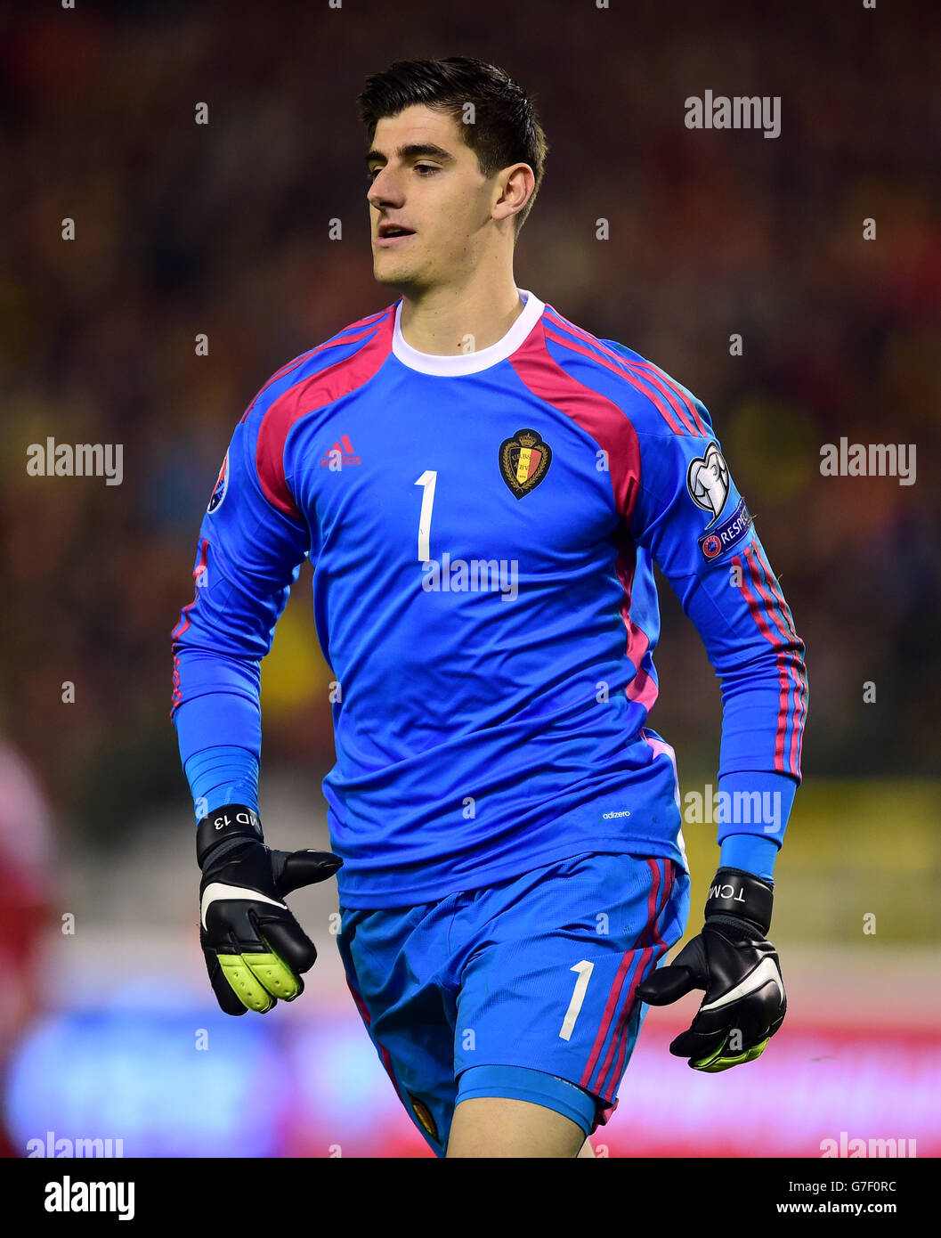 Fußball - UEFA Euro 2016 - Qualifikation - Gruppe B - Belgien V Wales - König-Baudouin-Stadion Stockfoto