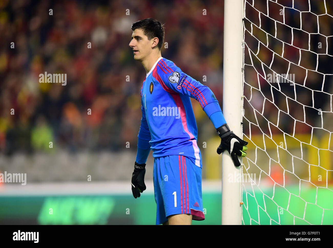 Fußball - UEFA Euro 2016 - Qualifikation - Gruppe B - Belgien V Wales - König-Baudouin-Stadion Stockfoto