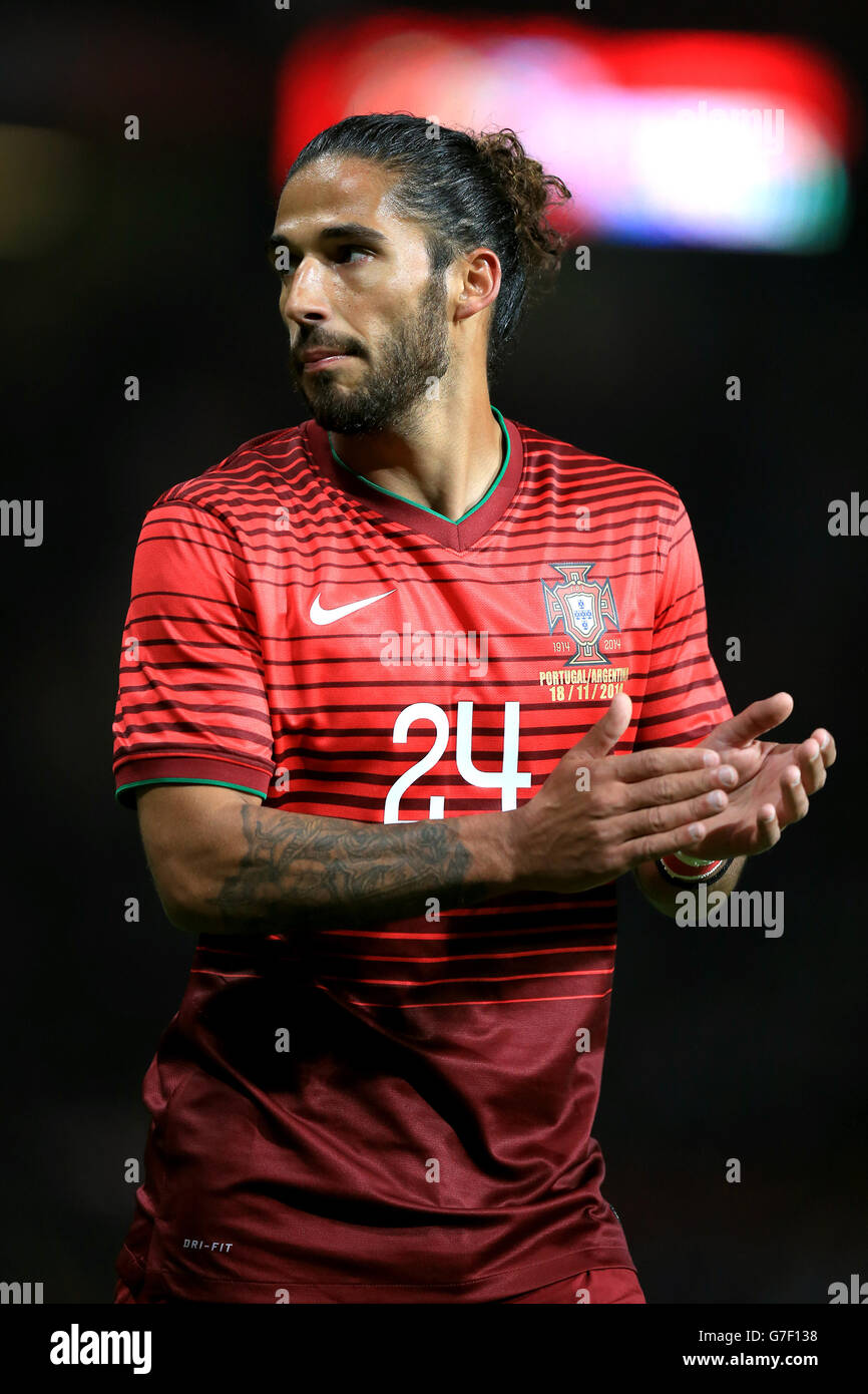 Fußball - internationale Freundschaftsspiele - Argentinien V Portugal - Old Trafford Stockfoto
