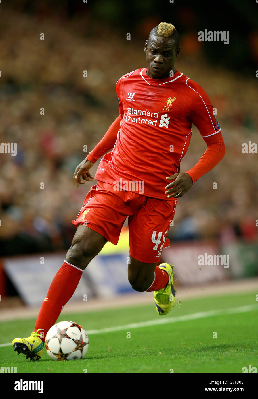 Fußball - UEFA Champions League - Gruppe B - Liverpool V Real Madrid - Anfield Road Stockfoto