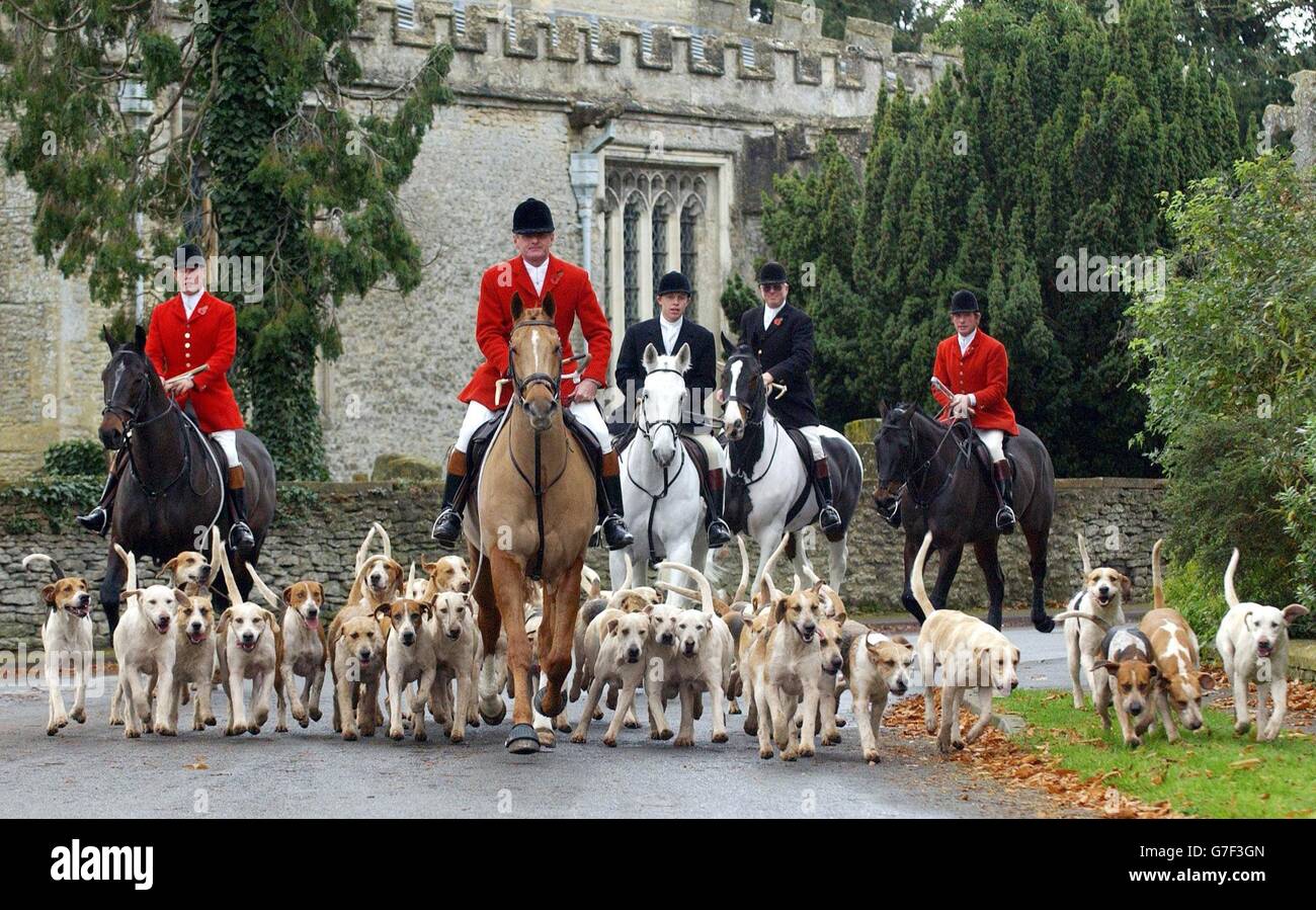 Whaddon Chase treffen Stockfoto