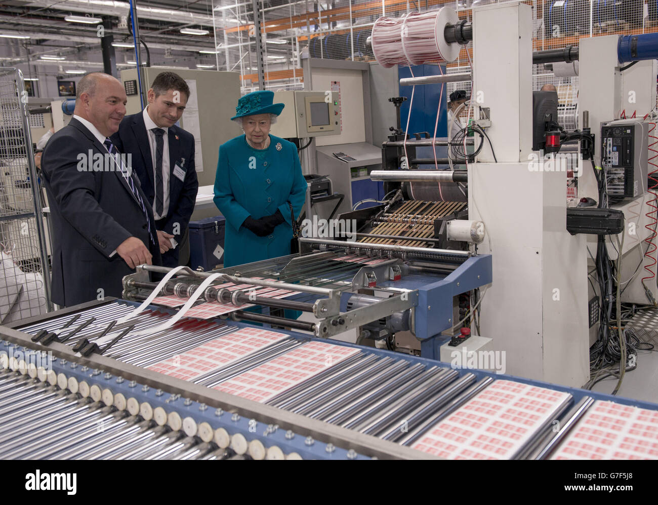 Königlicher Besuch in West Midlands Stockfoto