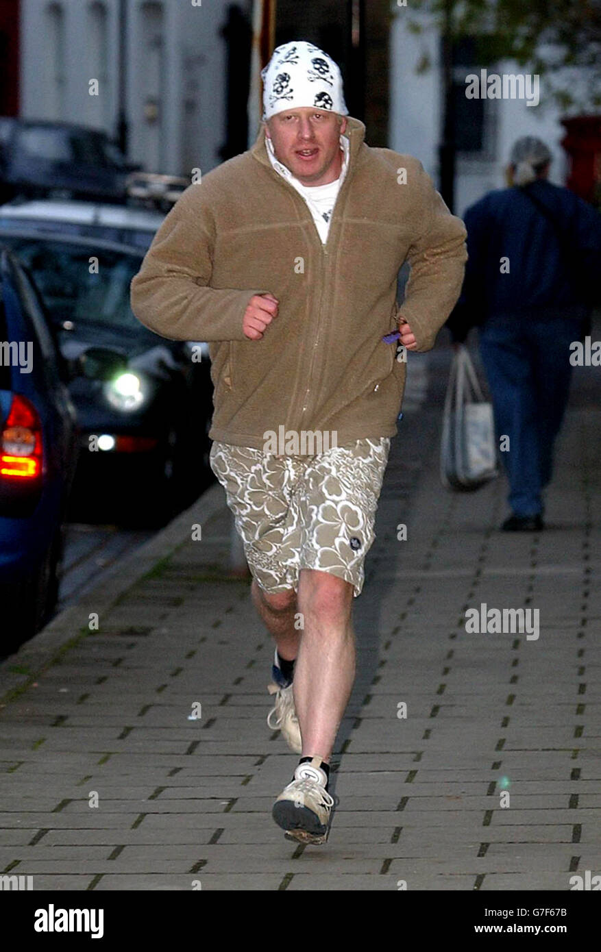 Boris johnson jogging morning Fotos und Bildmaterial in hoher