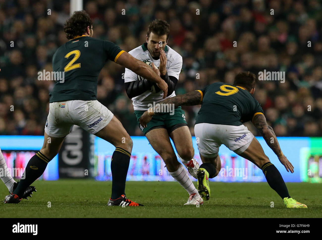 Rugby-Union - Guinness Serie-2014 - Irland / Südafrika - Aviva Stadium Stockfoto