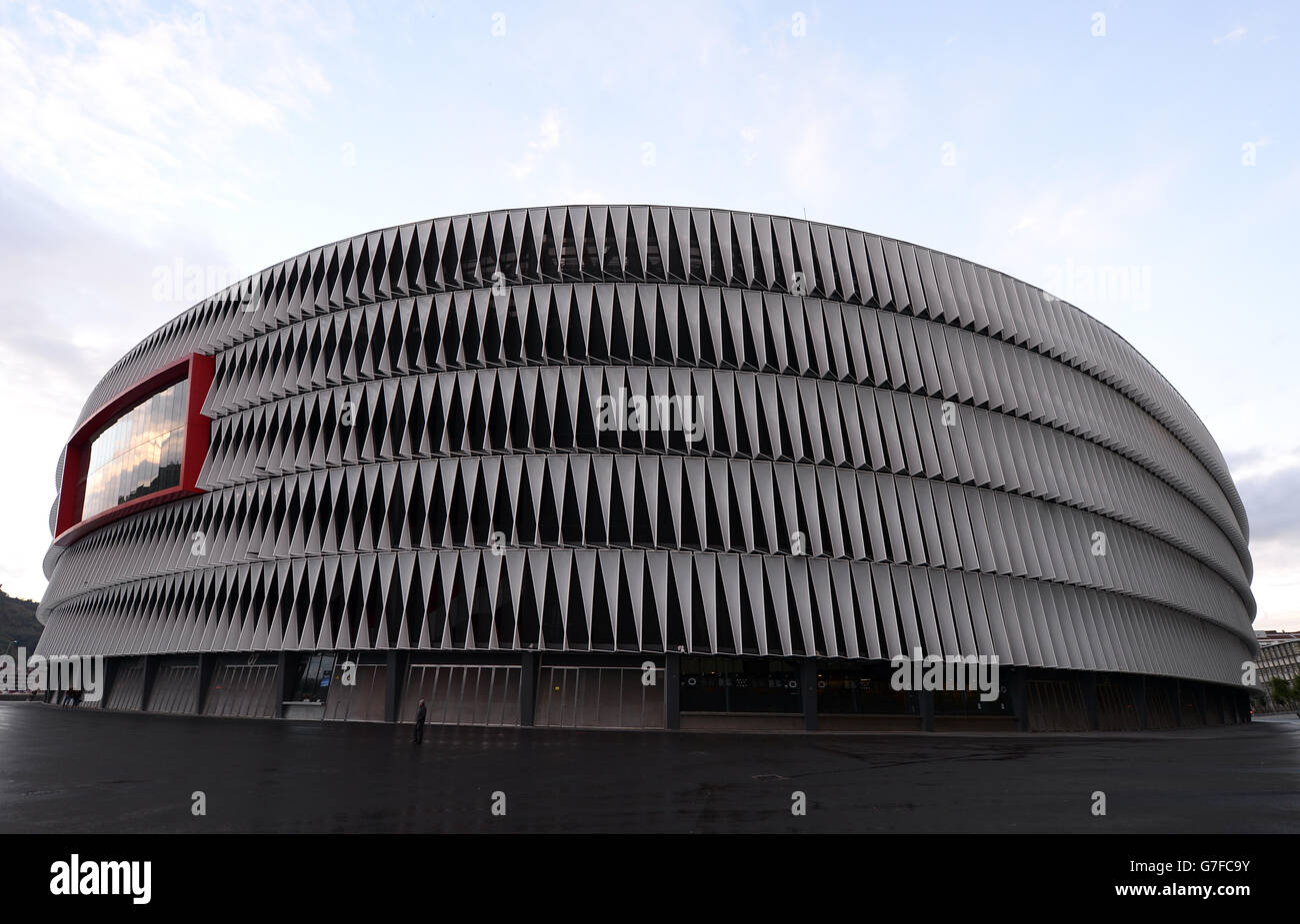 Fußball - UEFA Champions League - Gruppe H - Athletic Bilbao / FC Porto - San Mames Stadium. Gesamtansicht des Stadions San Mames Stockfoto