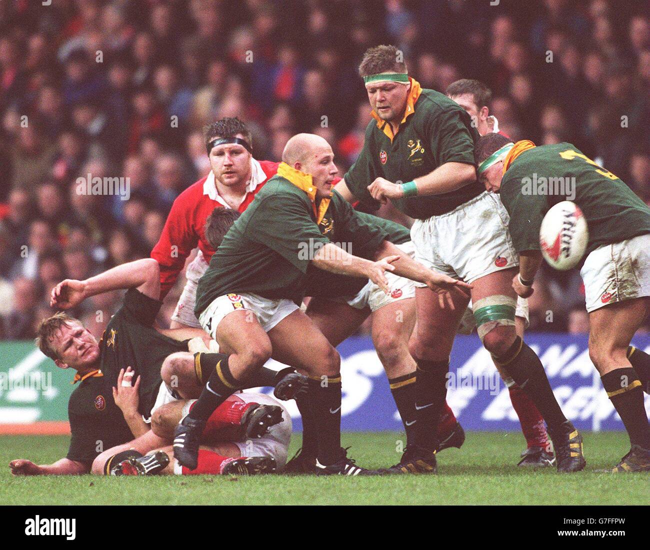 Internationales Rugby. Wales – V – Südafrika. James Dalton, Südafrika Stockfoto