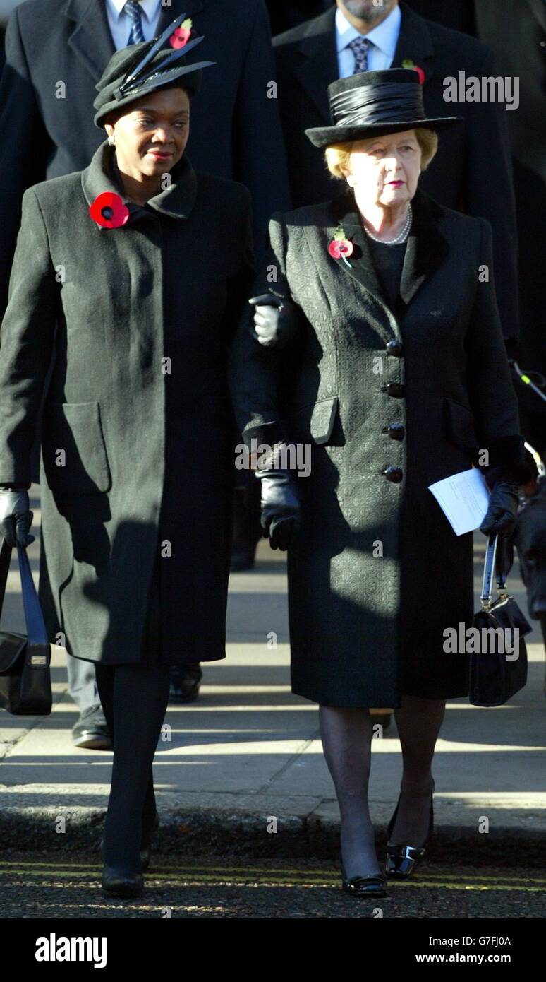 Die von baroness margaret thatcher besucht wurde Fotos und