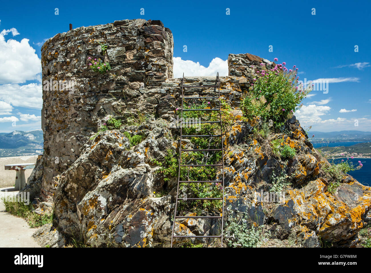 Cap Sicié (Var, Frankreich) Stockfoto